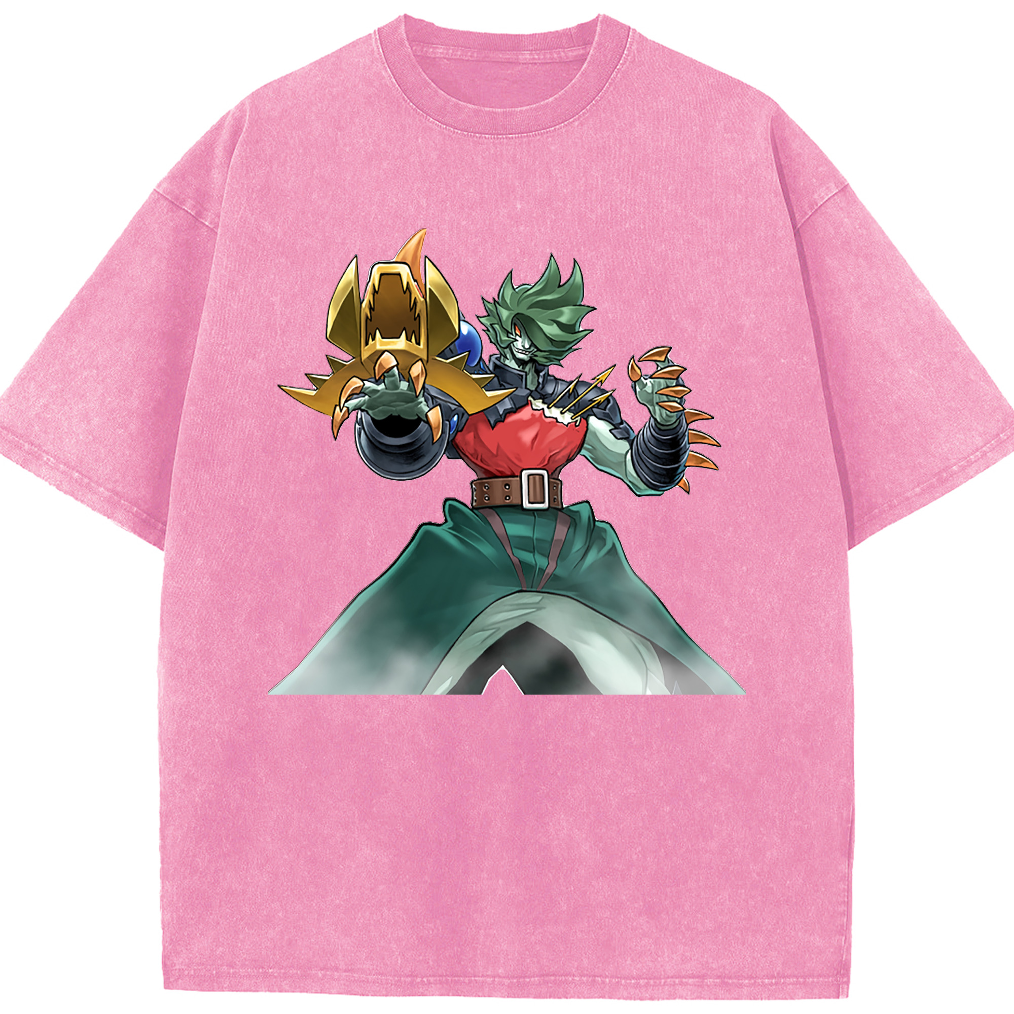 （画像用） 遊☆戯☆王 Yu-Gi-Oh! 綿100% ヴィンテージ風 半袖Tシャツ（フロントプリント）